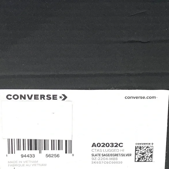 Converse Chuck Taylor All Star Lugged High Top Platform Gray Women  Size A02032C - Picture 8 of 9